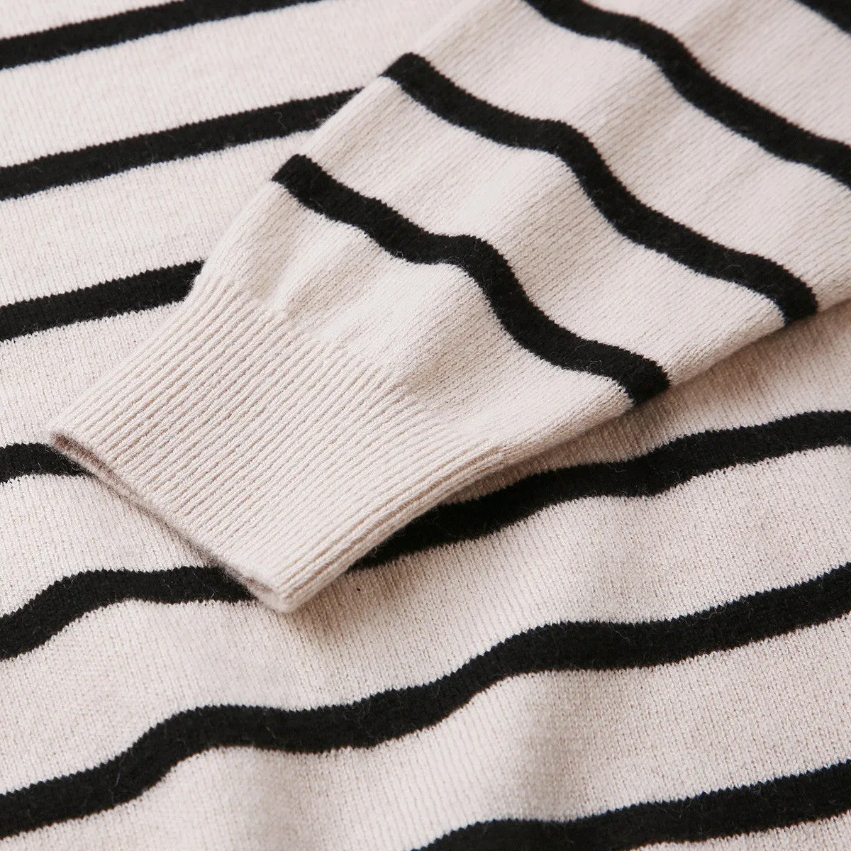 100% Wool Kids Striped Collar Sweater