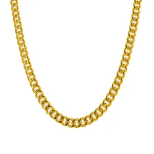 22K Yellow Gold Cuban Link Chain