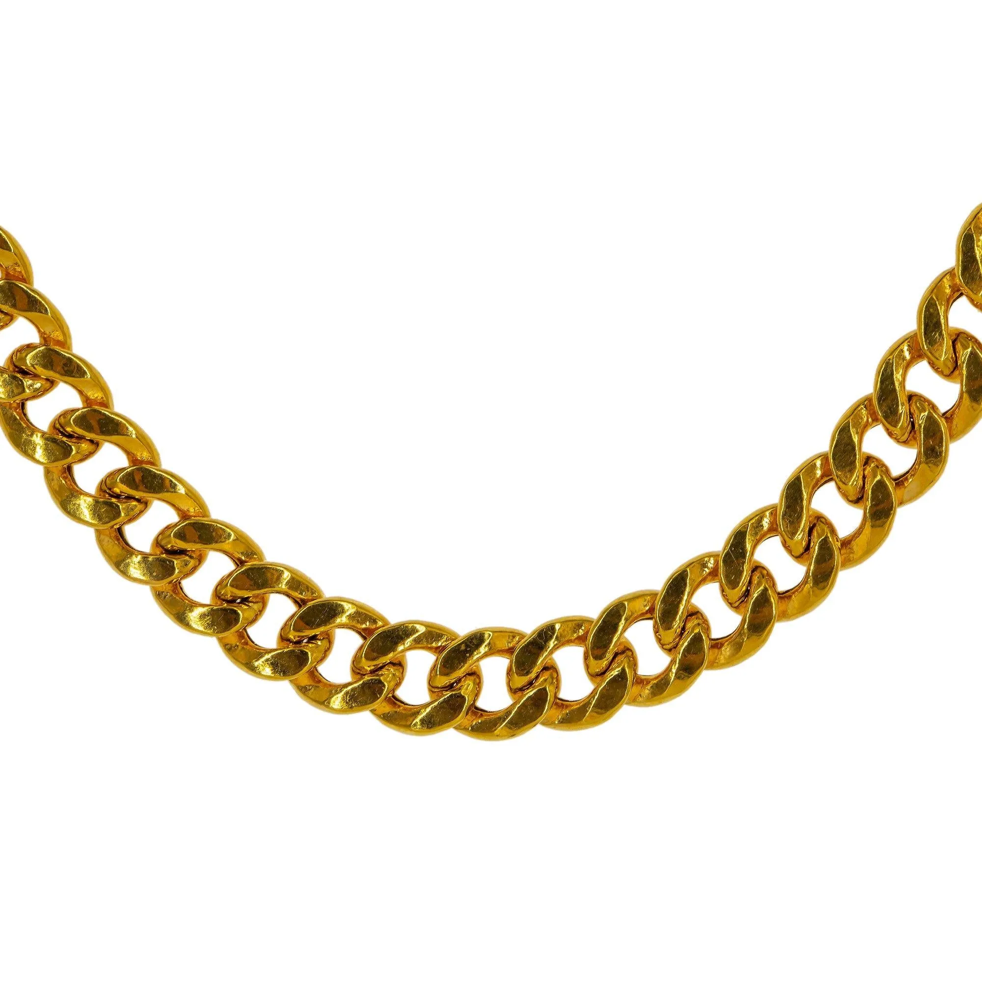 22K Yellow Gold Cuban Link Chain