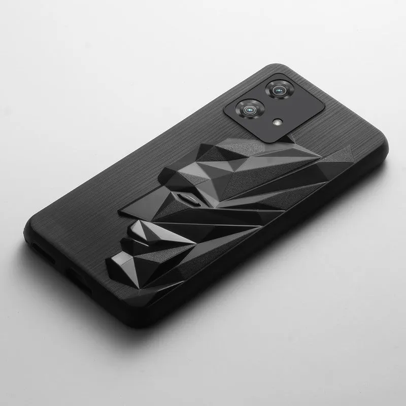 3D Design Soft Silicone Back Cover For Motorola Edge 40 Neo 5G