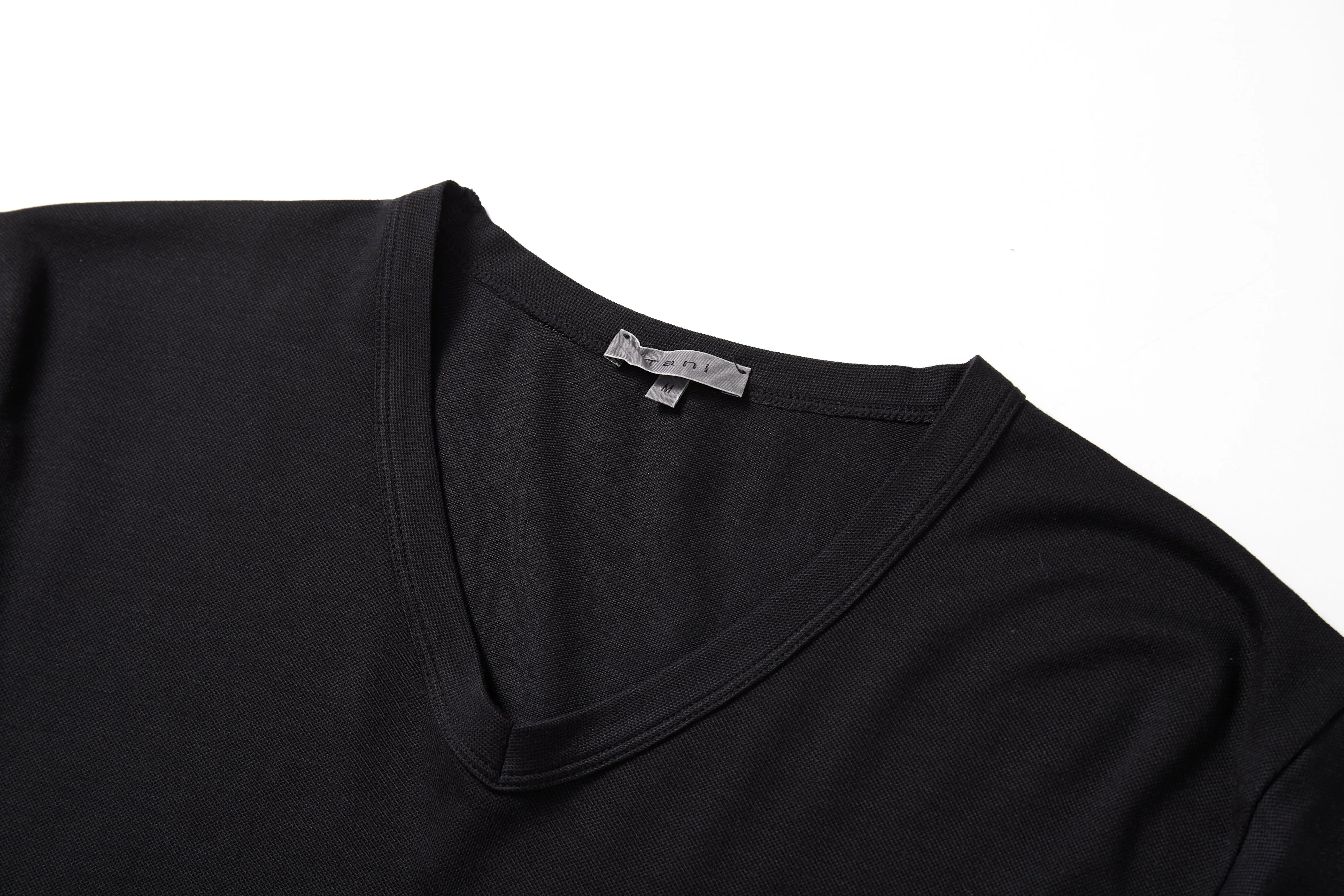 Active TENCEL™ Lyocell Pique Knit V-Neck Tee