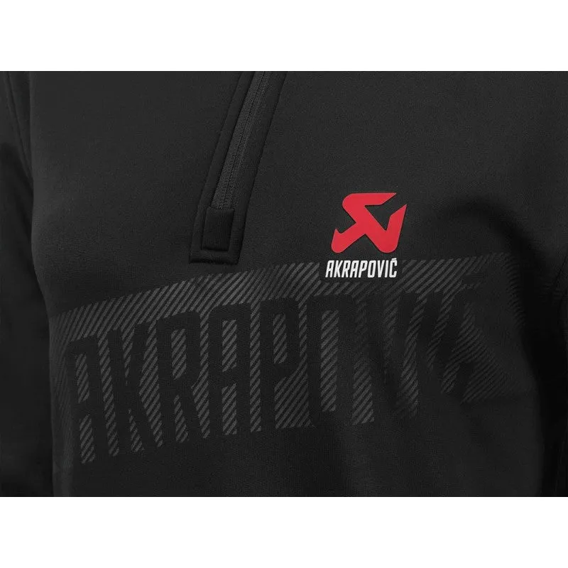 AKRAPOVIC 802218 Turtleneck Zip Corpo Black Women L