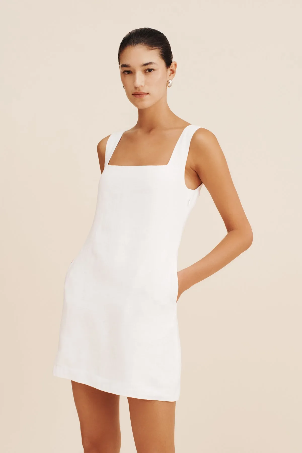 ALICE MINI DRESS - IVORY