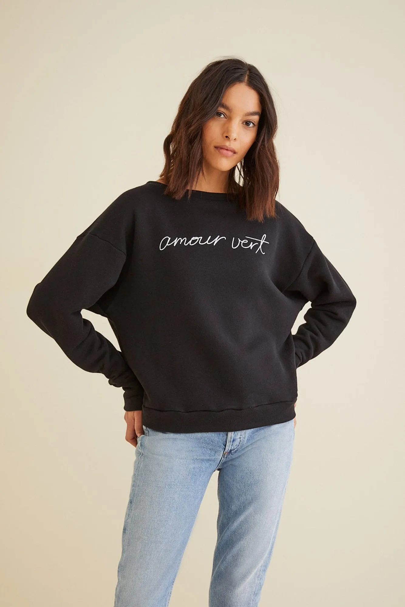 Amour Vert Relaxed Logo Sweatshirt