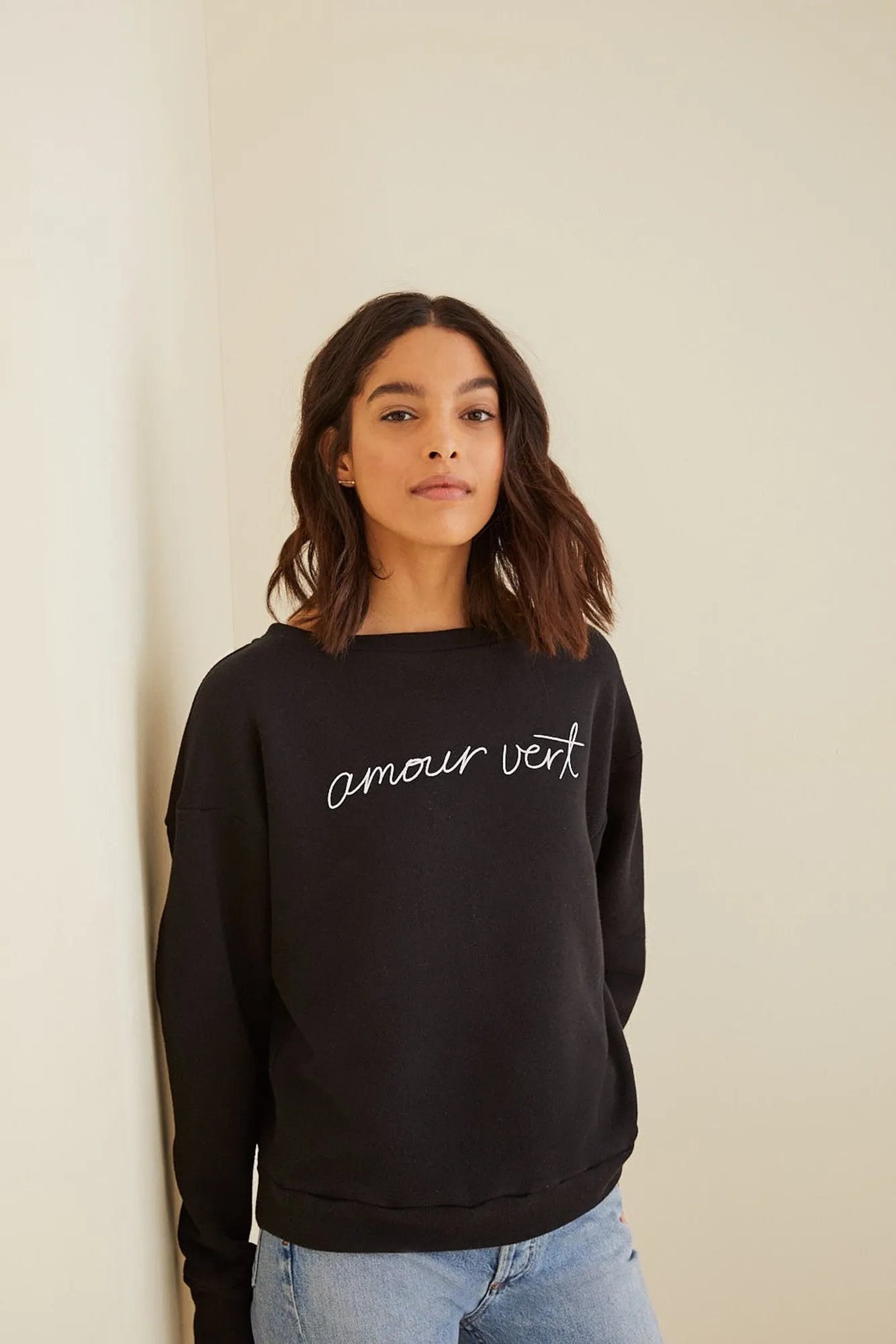 Amour Vert Relaxed Logo Sweatshirt