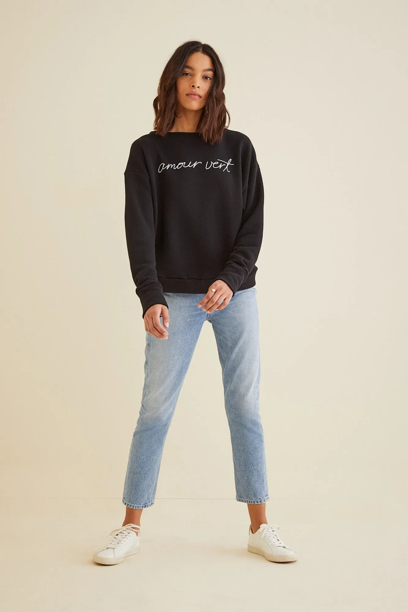 Amour Vert Relaxed Logo Sweatshirt