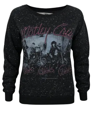 Amplified Motley Crue Girls Girls Girls Women's Speckled Sweater