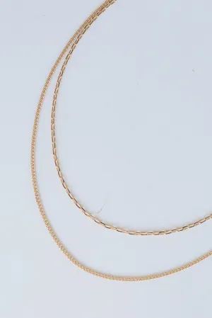 Annabelle Gold Layered Chain Necklace