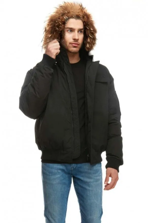 ARCTIC NORTH MENS SAINT SAUVEUR BOMBER WINTER JACKET