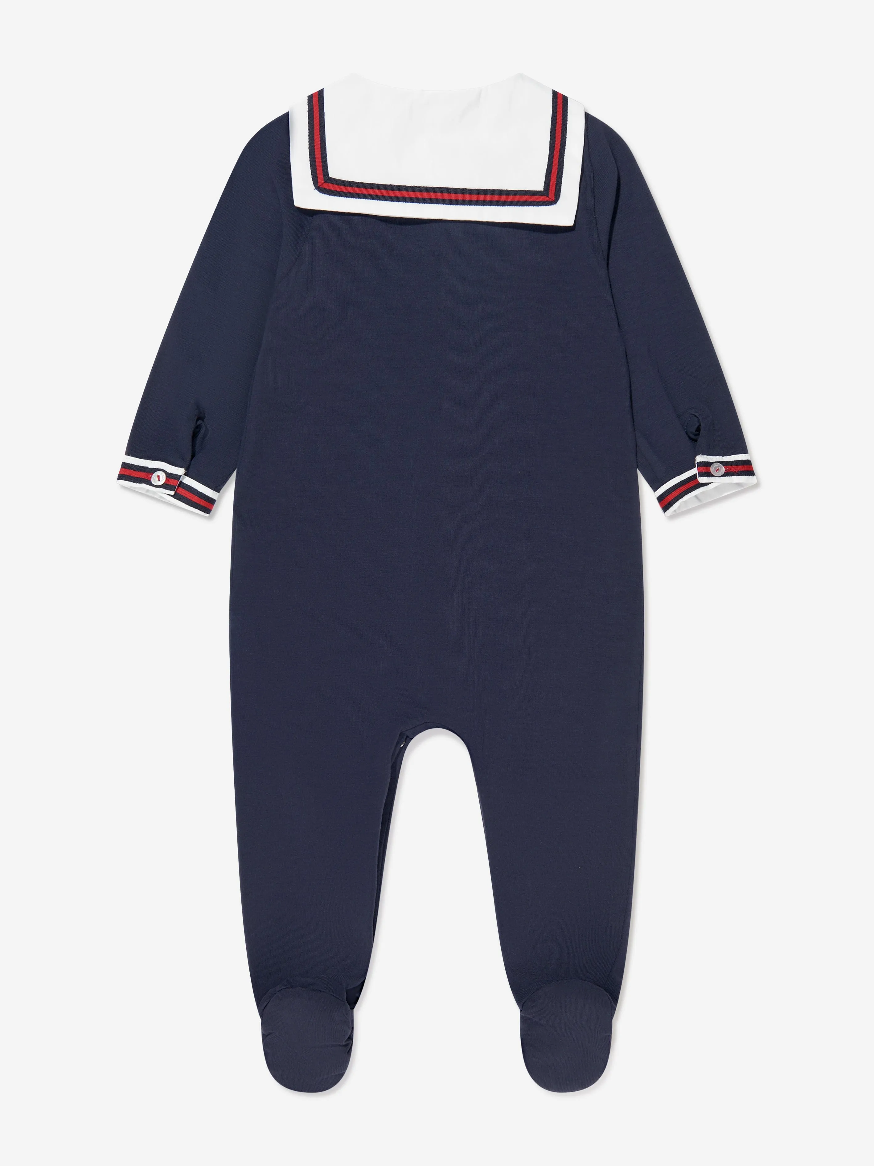 Baby Boys Branded Babygrow in Navy