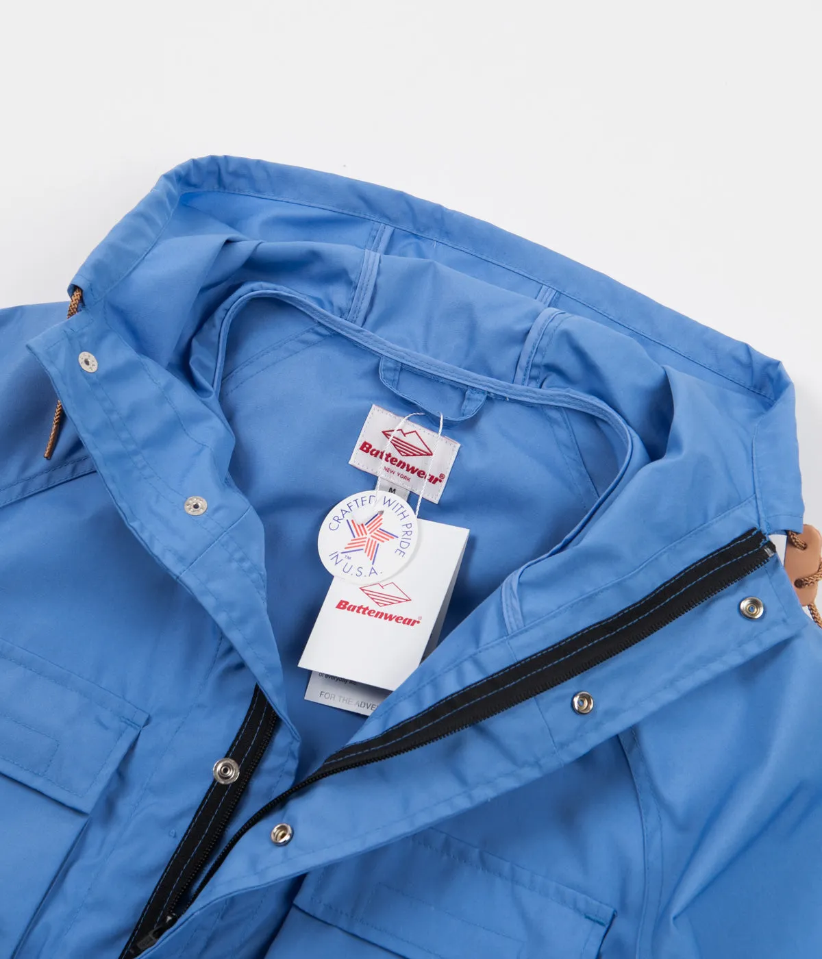 Battenwear Light Shell Parka - Candy Blue