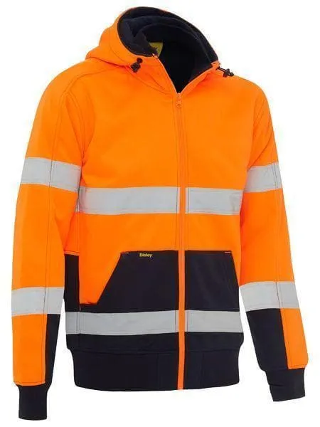 Bisley Taped Hi Vis Fleece Hoodie With Sherpa BK6988T