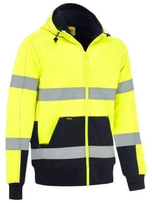 Bisley Taped Hi Vis Fleece Hoodie With Sherpa BK6988T