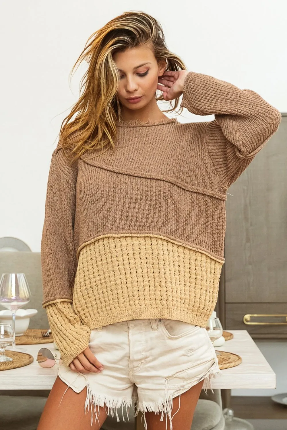 Callie Drop Shoulder Sweater