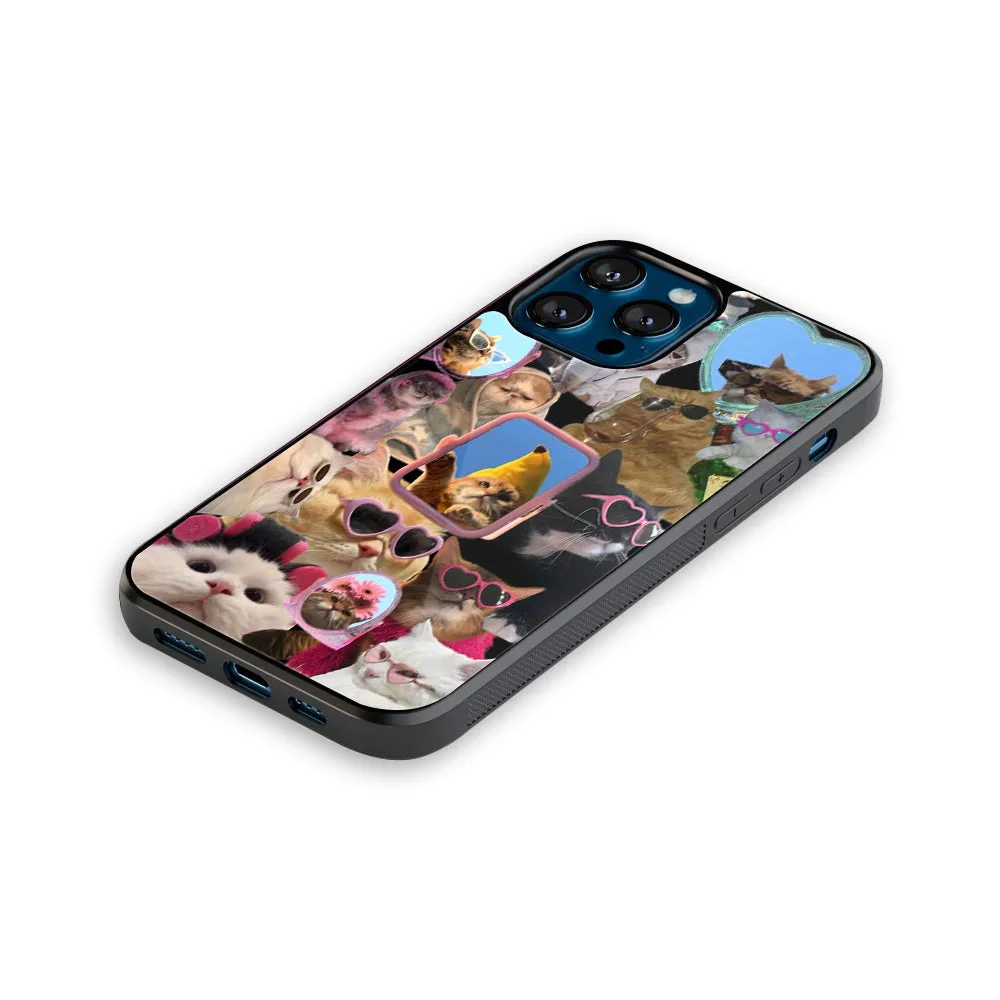 Catastic Montage Phone Cover | Glass Case