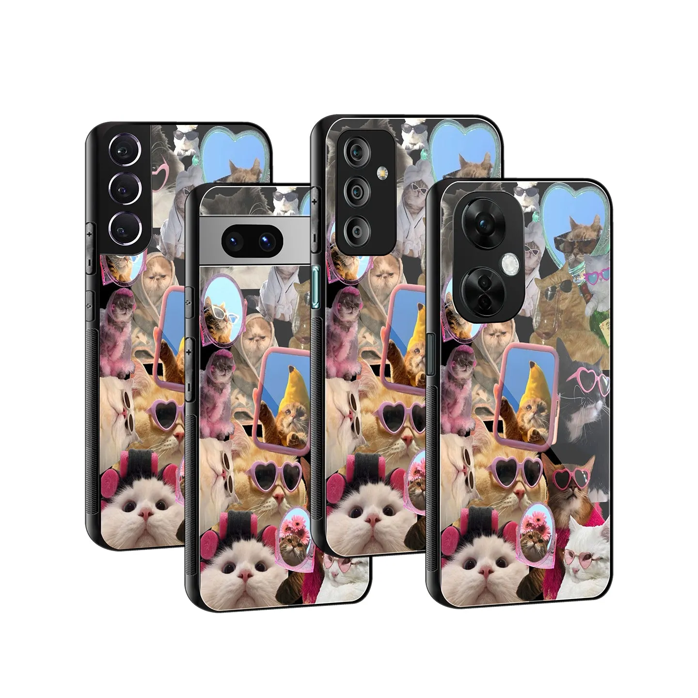 Catastic Montage Phone Cover | Glass Case