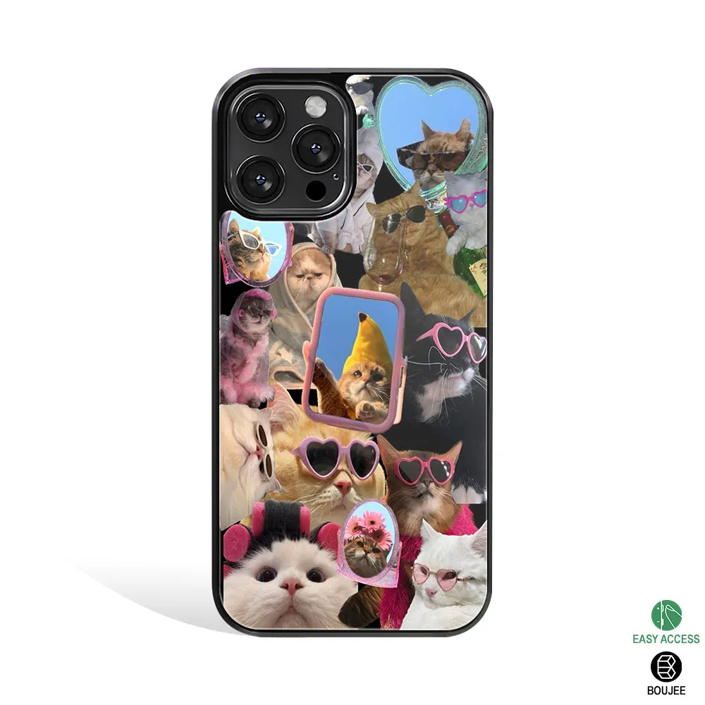 Catastic Montage Phone Cover | Glass Case