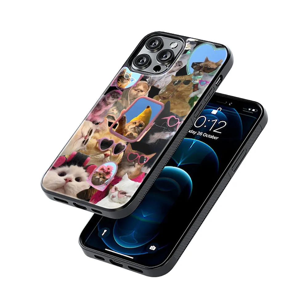 Catastic Montage Phone Cover | Glass Case