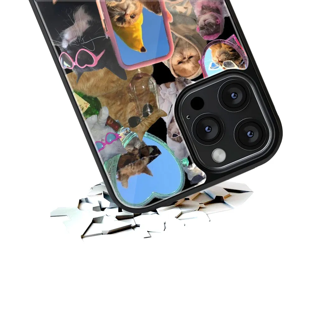 Catastic Montage Phone Cover | Glass Case