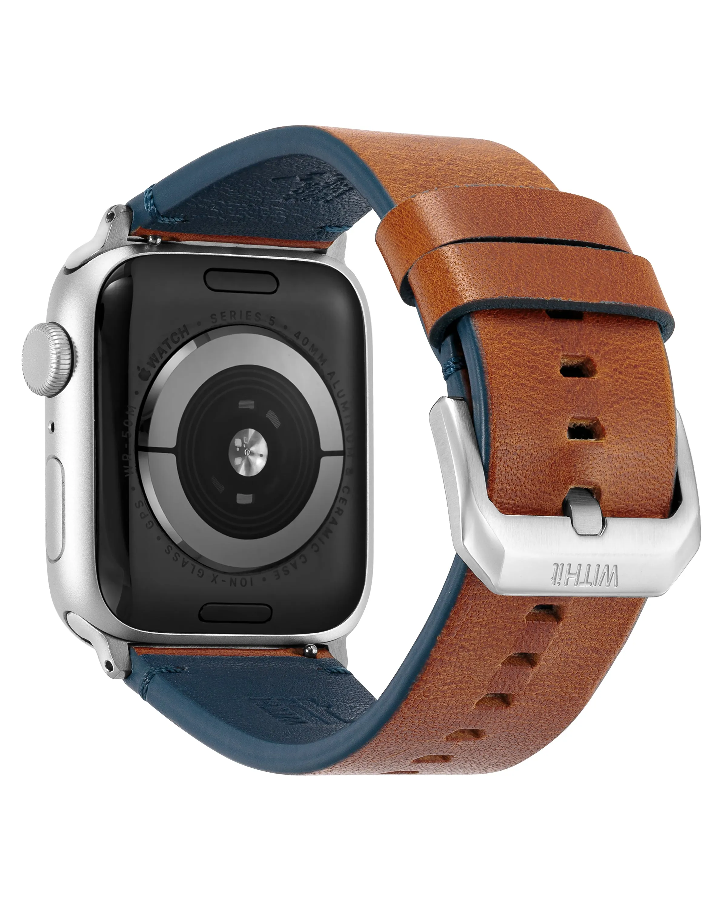 Cut-Edge Oiled Leather Band for Apple Watch®