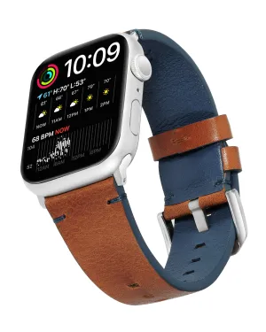 Cut-Edge Oiled Leather Band for Apple Watch®