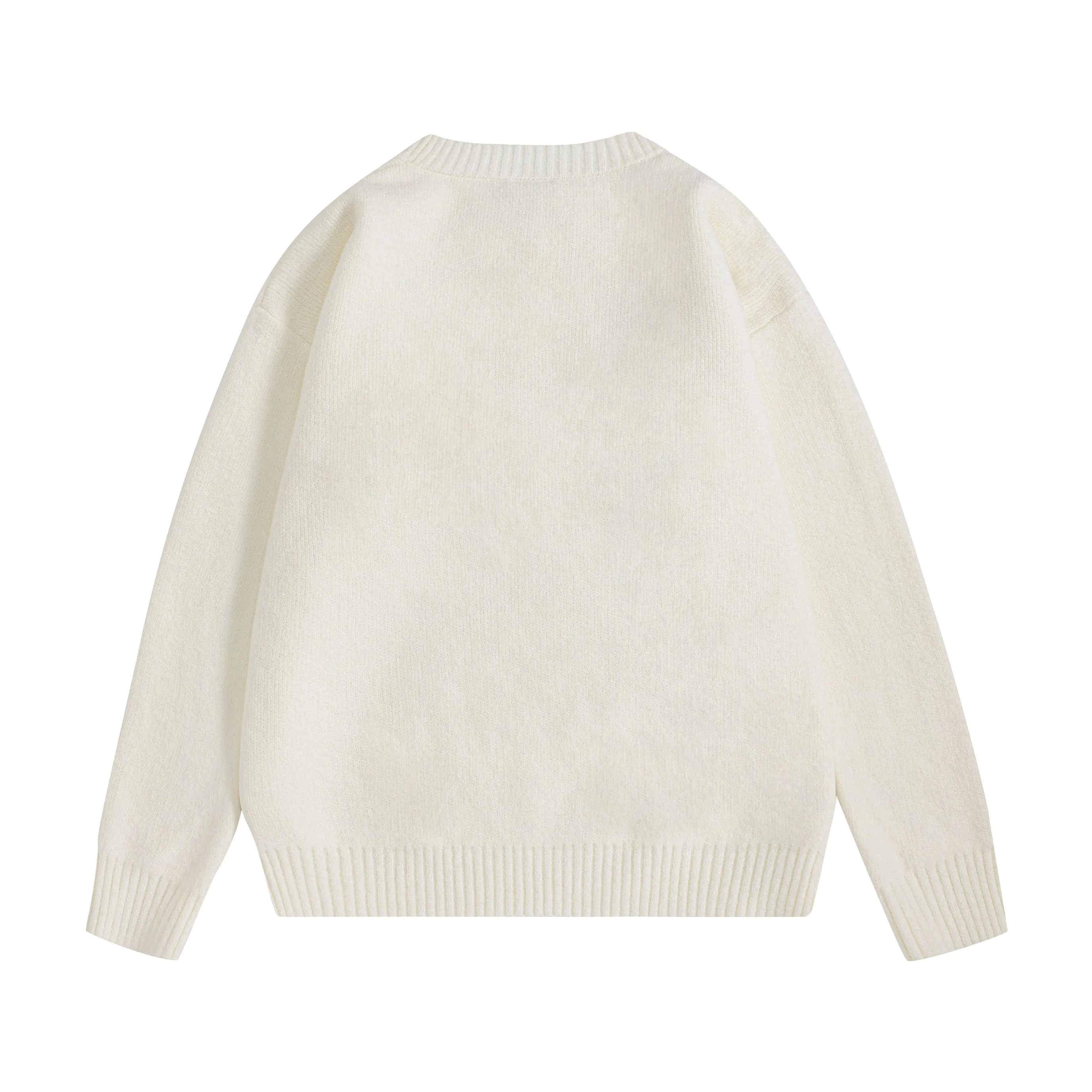 Faire Echo Winter Oversized Knit - Yellow Cartoon Sweater