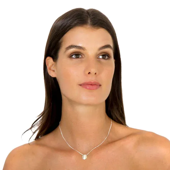 Fairley Alexa Tag Necklace Silver