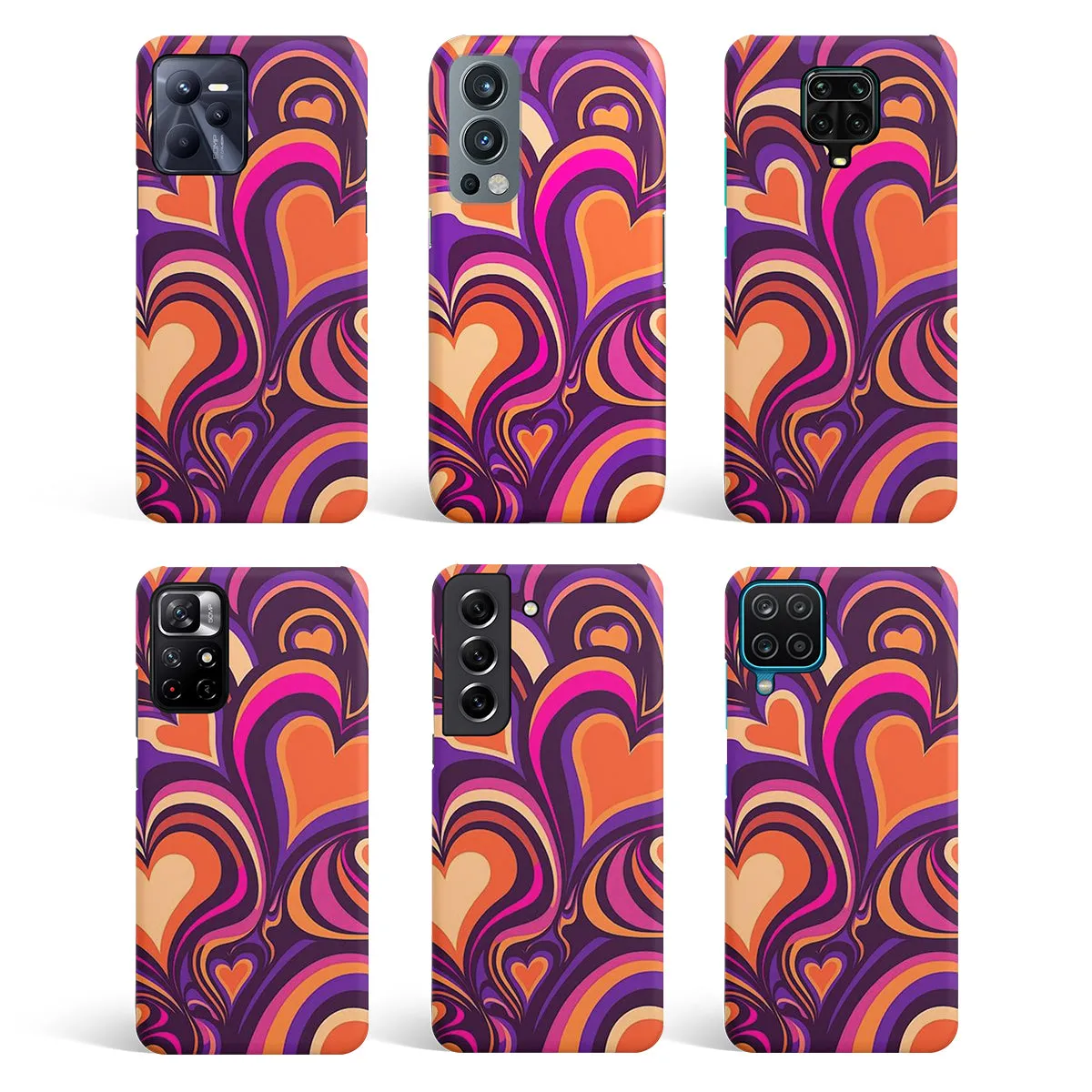 Hearts Palette Phone Cover | Matte Case