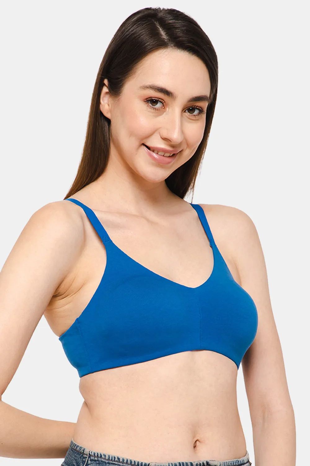 High Coverage Non-Wired Non-Padded Intimacy T-Shirt Saree Bra - DEF S