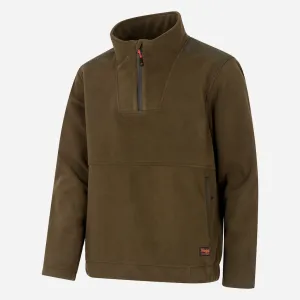 Hoggs of Fife Green King II Stormproof 1/4 Zip Bonded Fleece