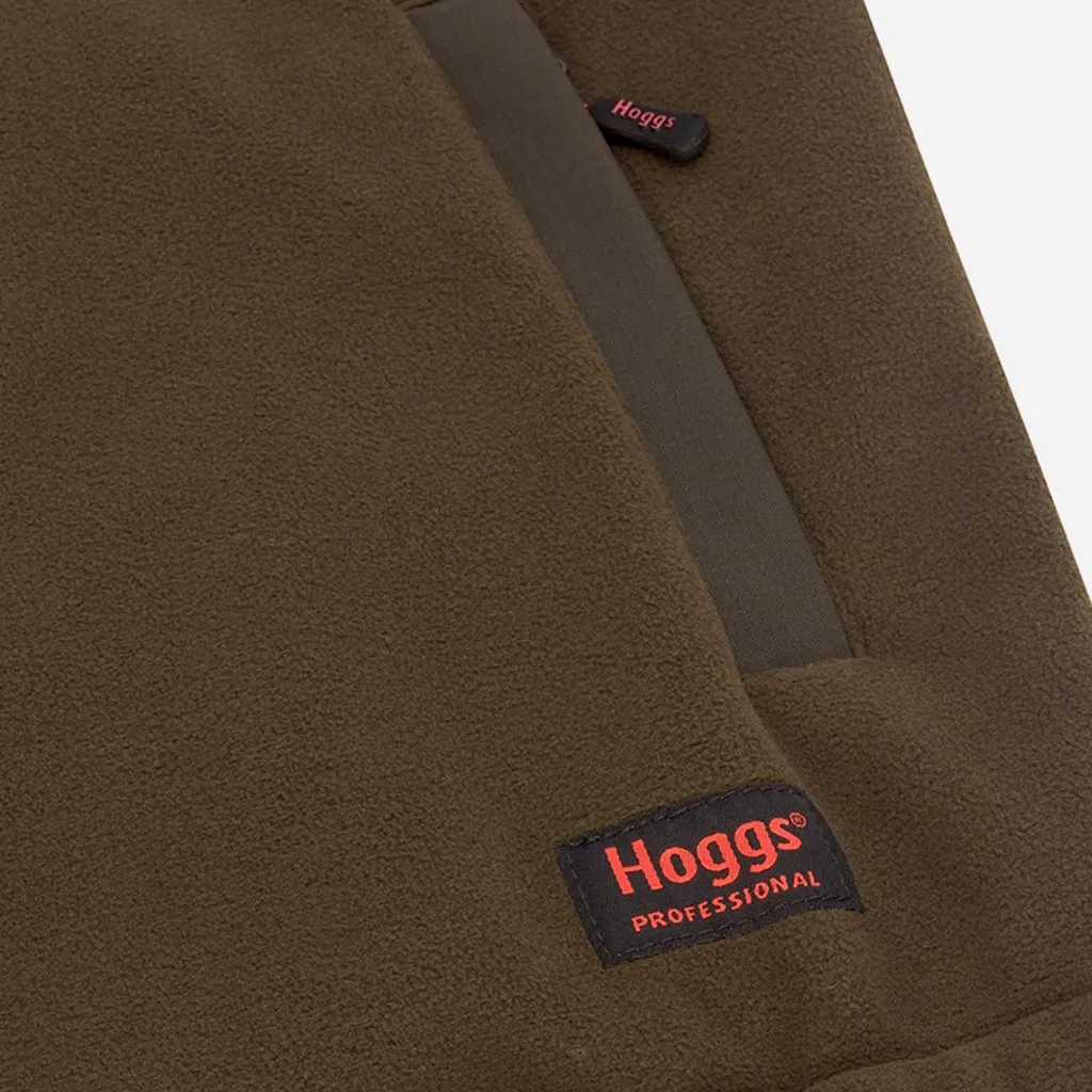 Hoggs of Fife Green King II Stormproof 1/4 Zip Bonded Fleece