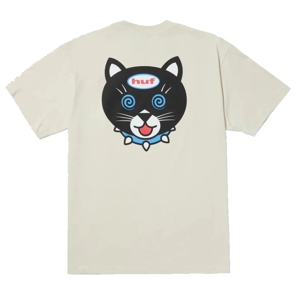 Huf Hypno Cat T-Shirt Bone