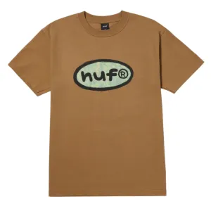 Huf Pencilled In Tee Camel