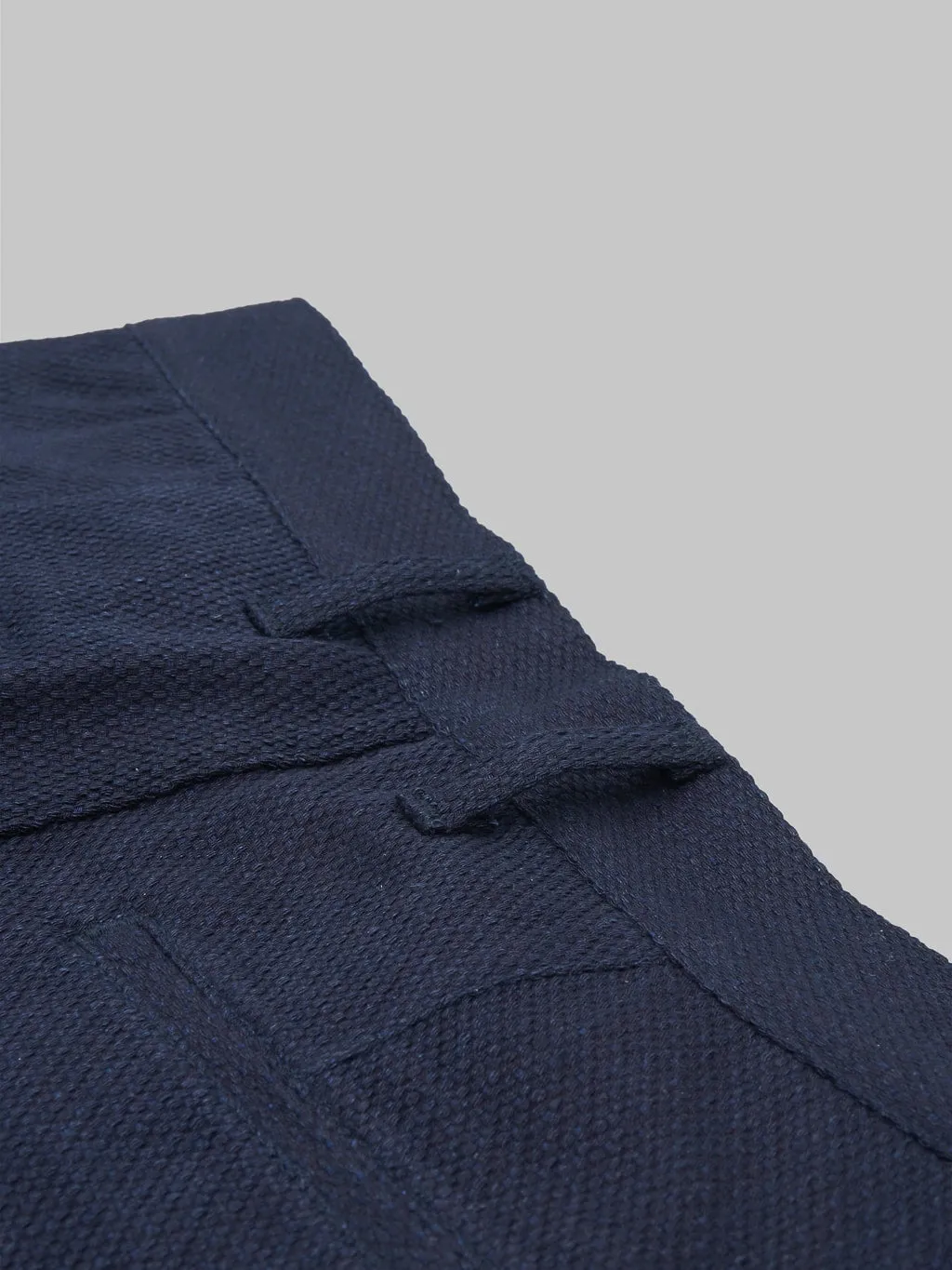 Japan Blue Sashiko Indigo Jacquard Shorts