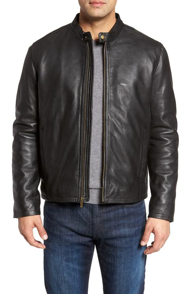 Killian Mens Sheep Leather Jacket Big and Tall