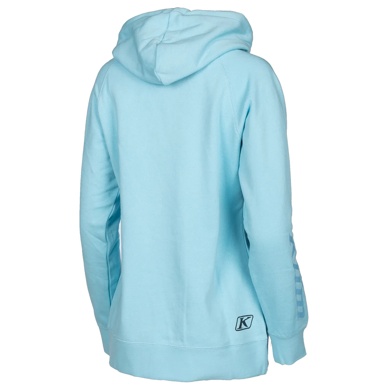 Klim Women's Kute Corp Pullover Hoody Asphalt/Crystal Blue