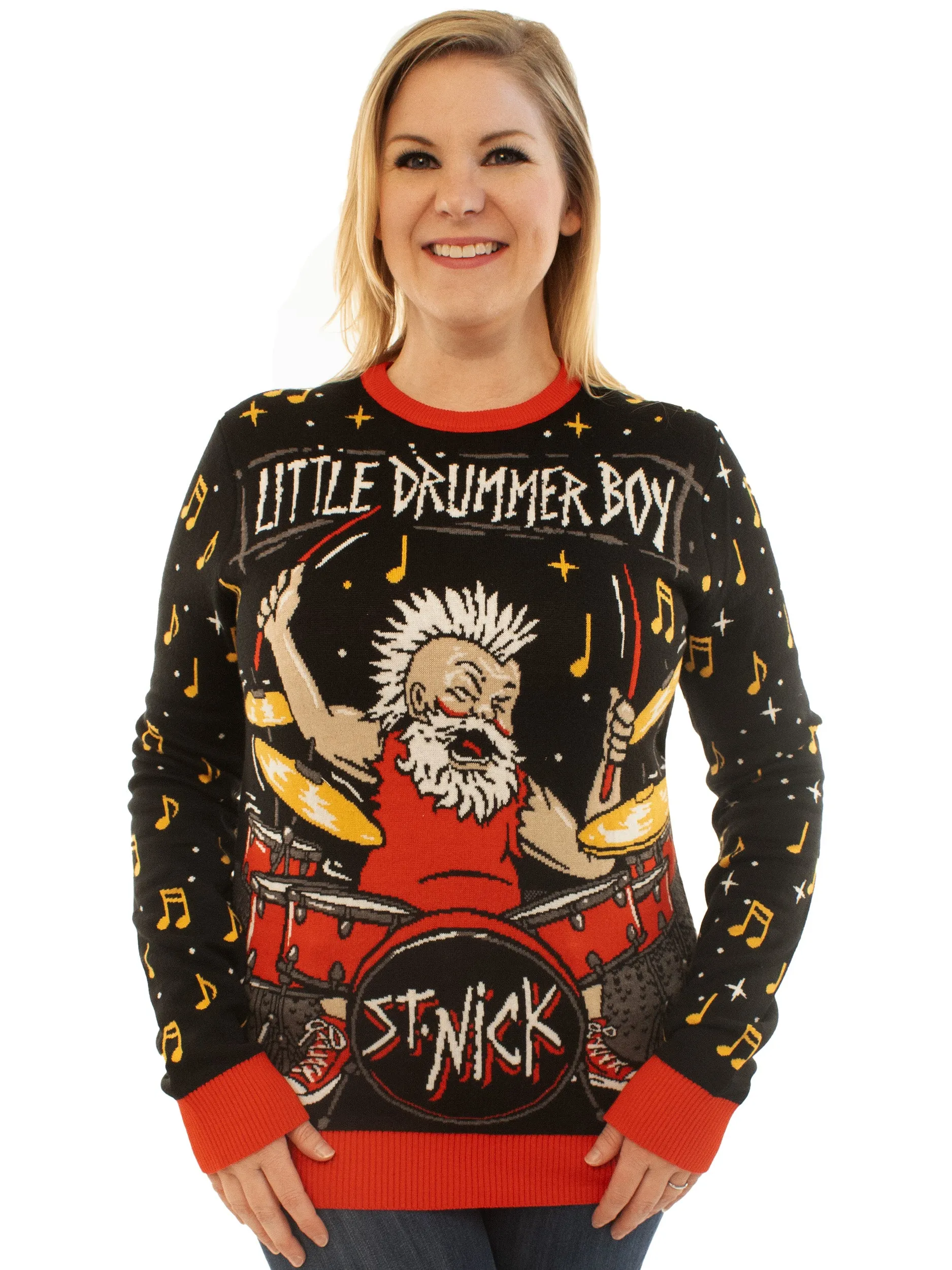 Little Drummer Boy | Ugly Christmas Sweater For Men & Women | Unisex Sizing