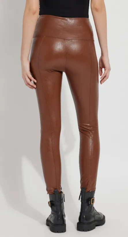 Lysse Whiskey Vegan Leather Legging