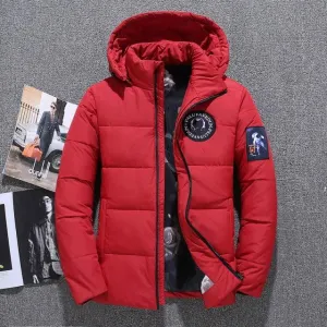 Men's Hooded Outdoor Thick Warm Winter Parka