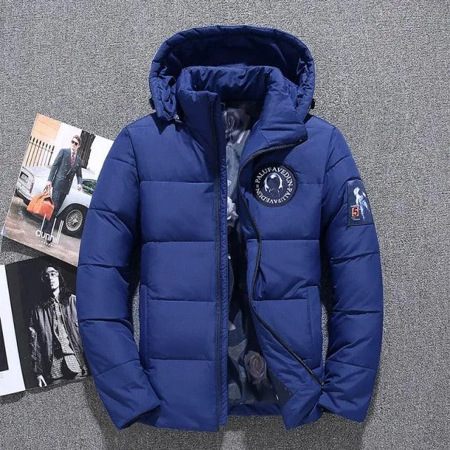 Men's Hooded Outdoor Thick Warm Winter Parka