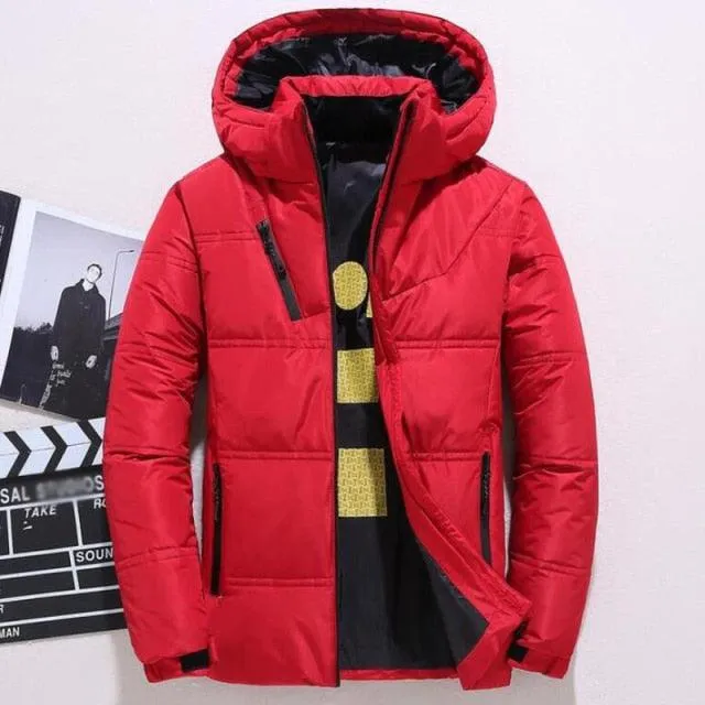 Men's Hooded Outdoor Thick Warm Winter Parka