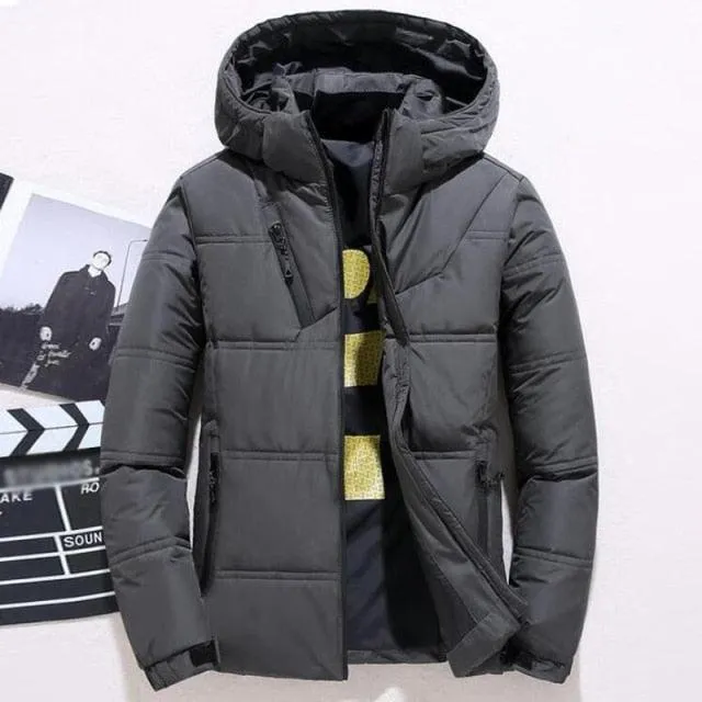 Men's Hooded Outdoor Thick Warm Winter Parka