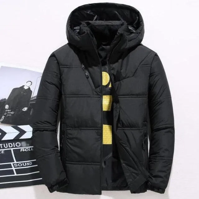 Men's Hooded Outdoor Thick Warm Winter Parka