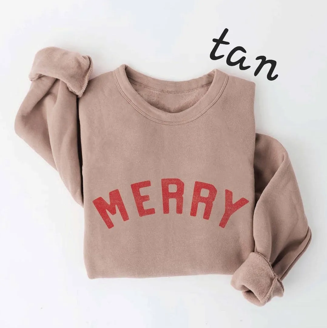 MERRY Graphic Sweatshirt from Oat Collective