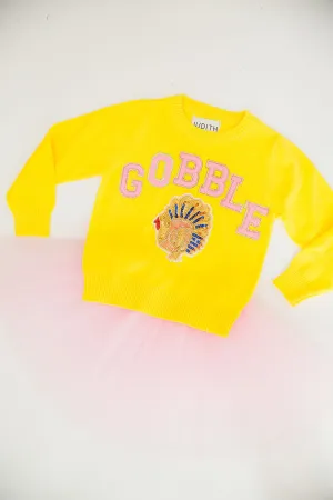 MINI KIDS STUFFED YELLOW SWEATER