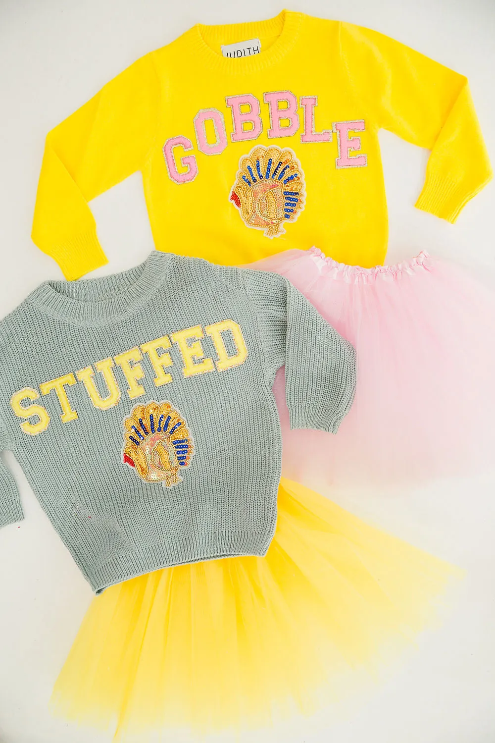 MINI KIDS STUFFED YELLOW SWEATER