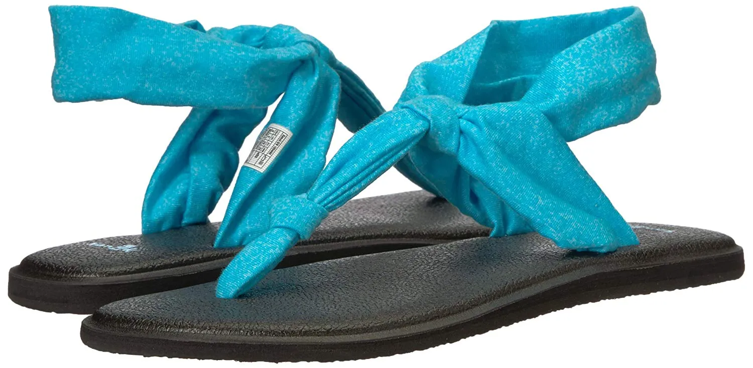 Sanuk Women's Yoga Sling Heather Blue Sandals - Women's