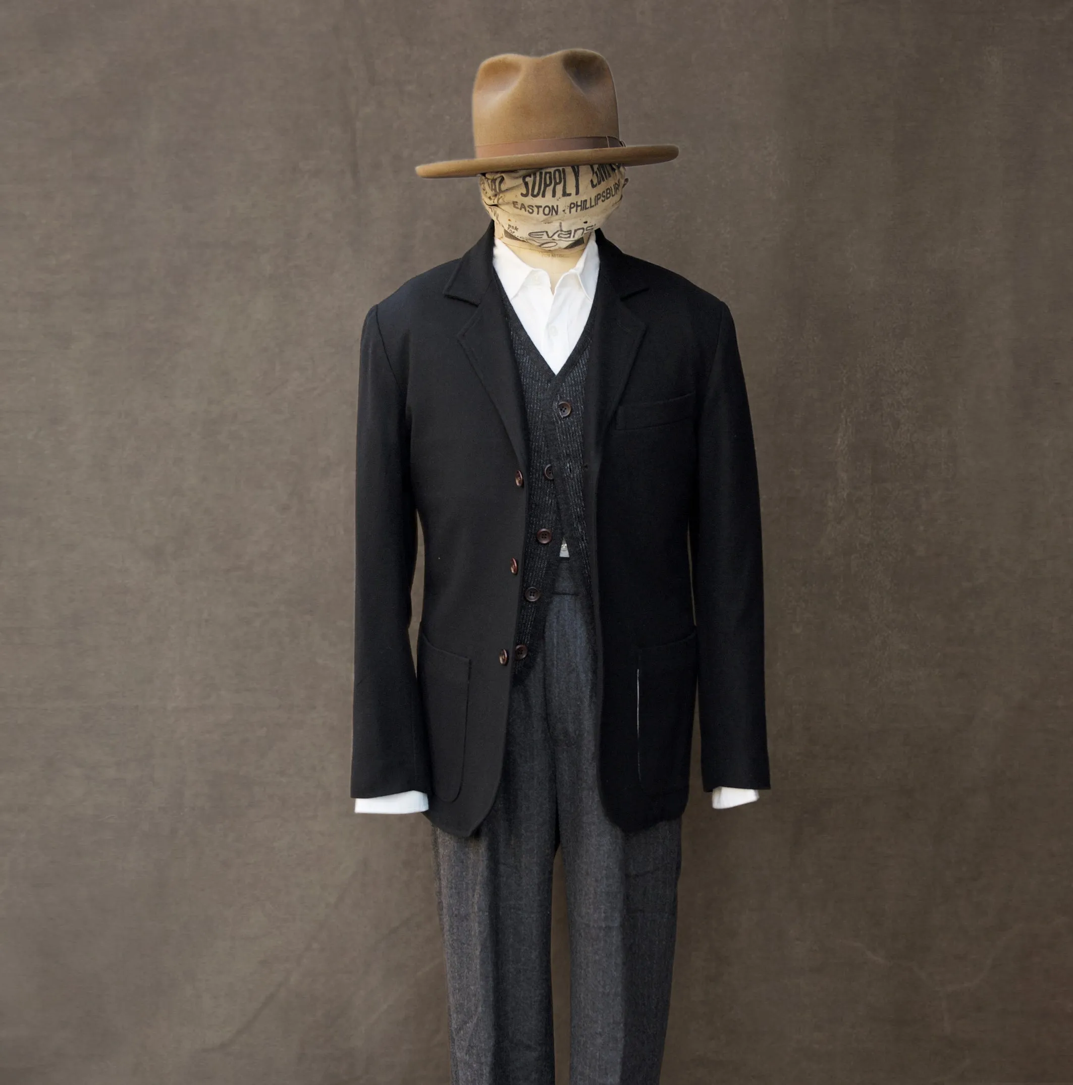 Shoemaker's Jacket - Wool Cashmere herringbone - S, M, L, XL