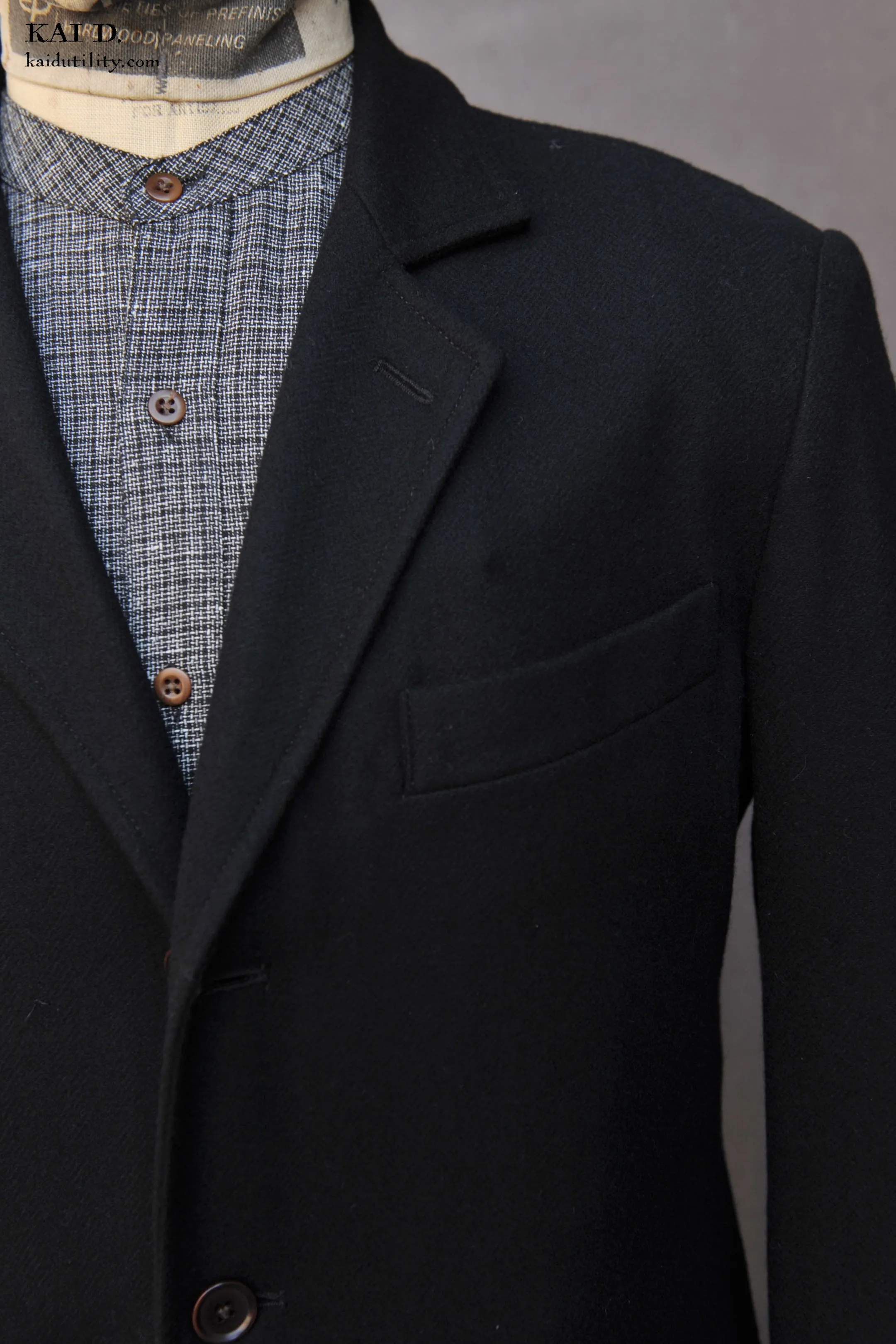 Shoemaker's Jacket - Wool Cashmere herringbone - S, M, L, XL