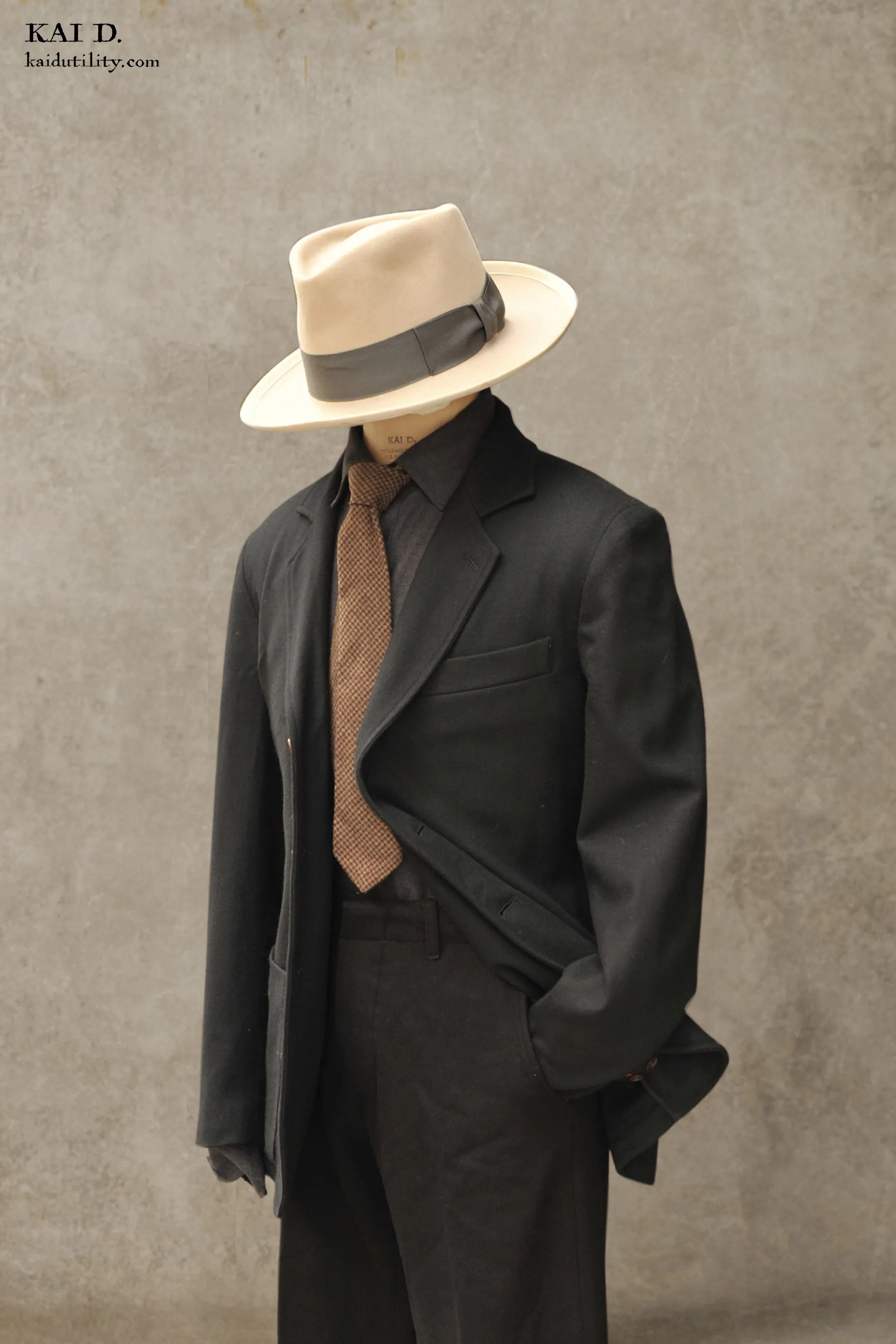 Shoemaker's Jacket - Wool Cashmere herringbone - S, M, L, XL